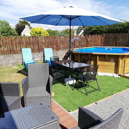 Kerguil-Hanna Agreable Et Familiale, 4 Pers, Piscine Privee Du 15 Juin A Mi-Septembre Moelan-sur-Mer Luaran gambar